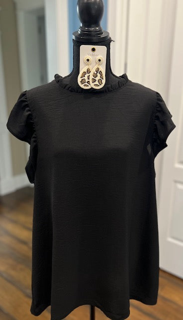 Ruffle Short Sleeve Top