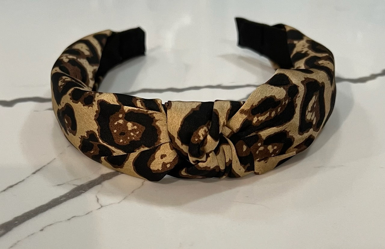 Leopard Knot Headband