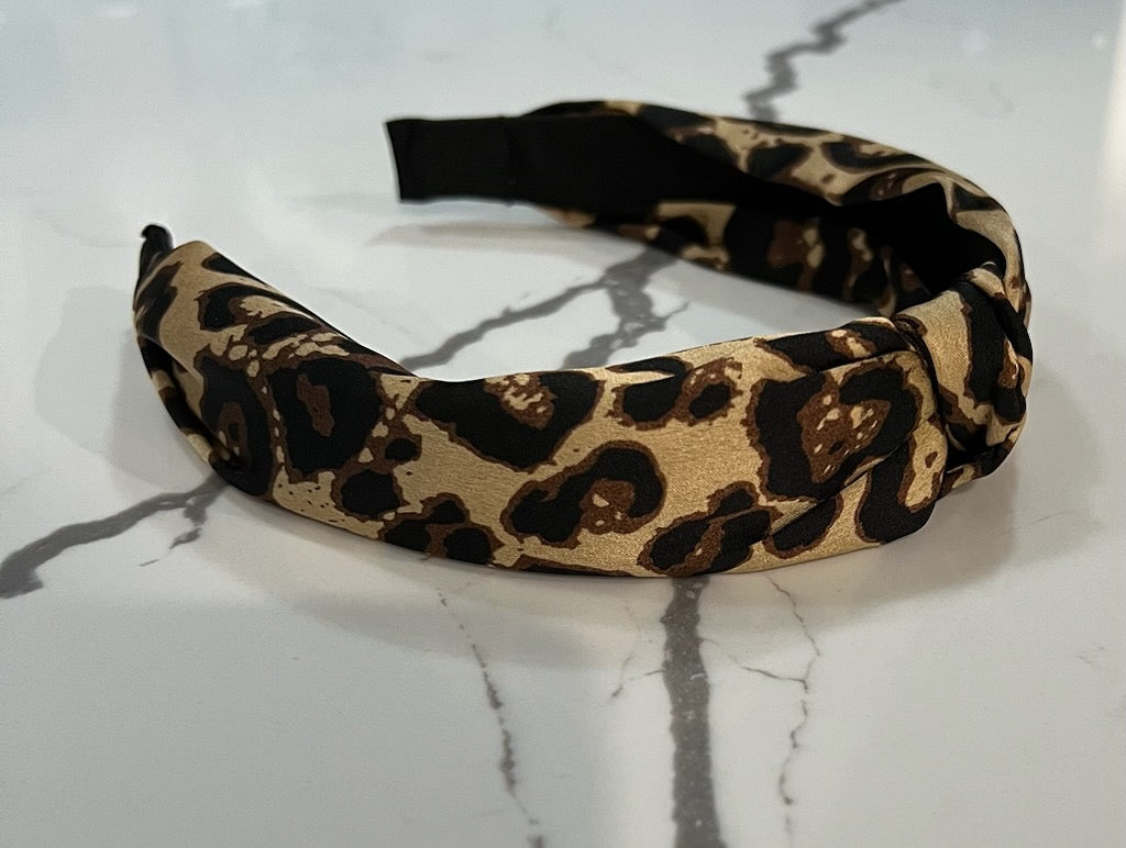 Leopard Knot Headband