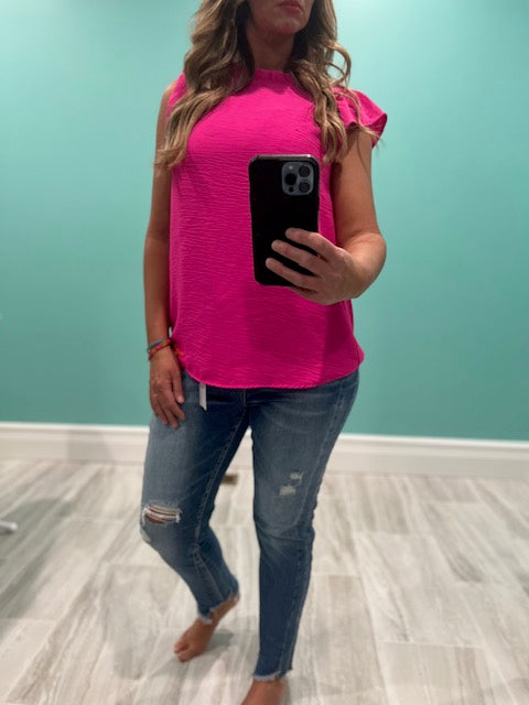 Ruffle Short Sleeve Top