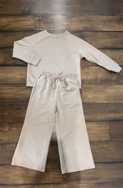 Textured Two Piece Set