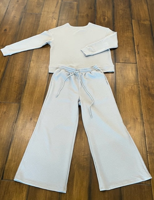 Textured Two Piece Set